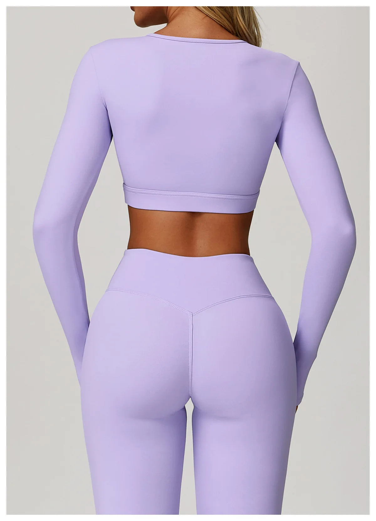 Hollow Out Long Sleeve T-Shirt Yoga Shirts Push