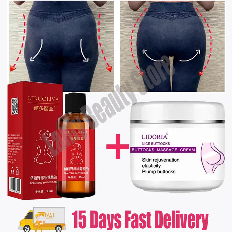 Big Ass Butt Enhancer Essential Oil Effective Hip Buttock Enlargement