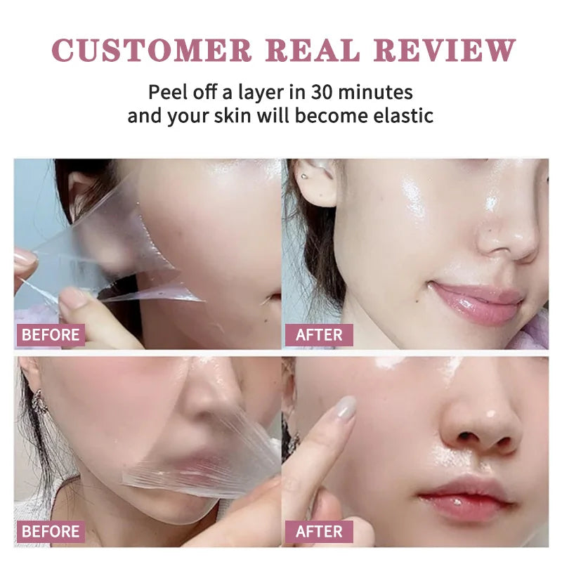 Anti Wrinkle Collagen Wrapping Peel Off Facial Mask Korean Collagen Wrapping Mask