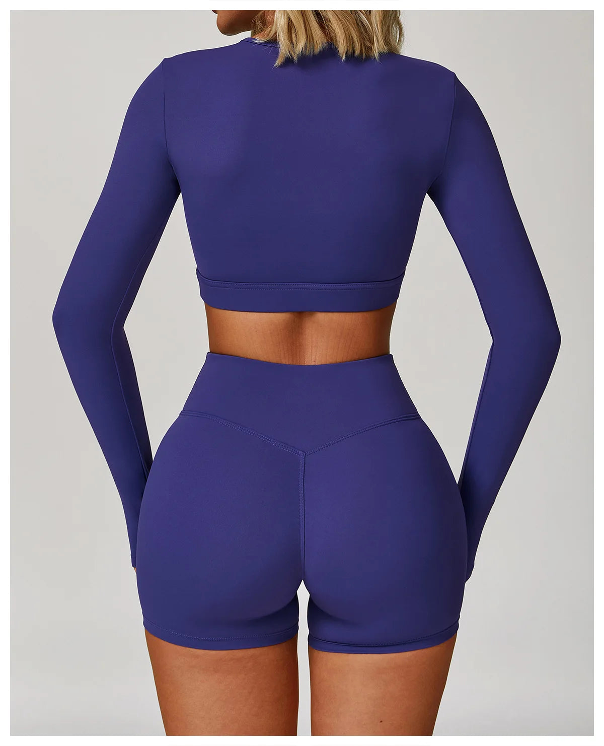 Hollow Out Long Sleeve T-Shirt Yoga Shirts Push