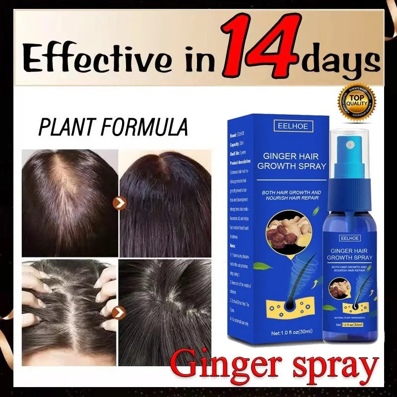 Ginger Hair Growth spray Anti Hair Fall Hair Loss Treatment