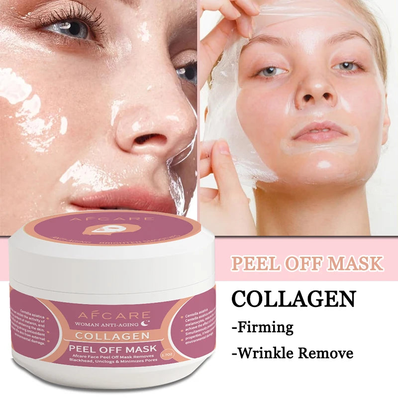 Anti Wrinkle Collagen Wrapping Peel Off Facial Mask Korean Collagen Wrapping Mask