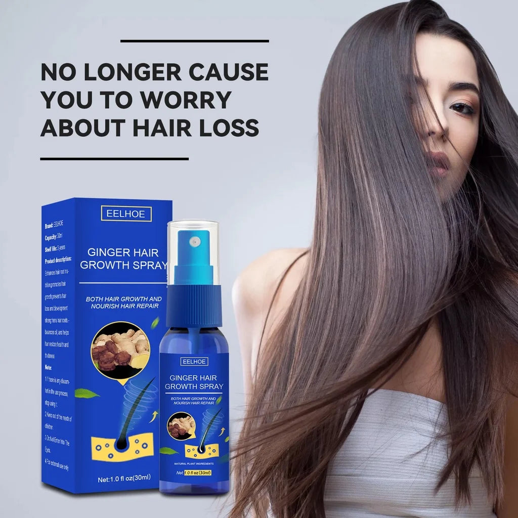 Ginger Hair Growth spray Anti Hair Fall Hair Loss Treatment