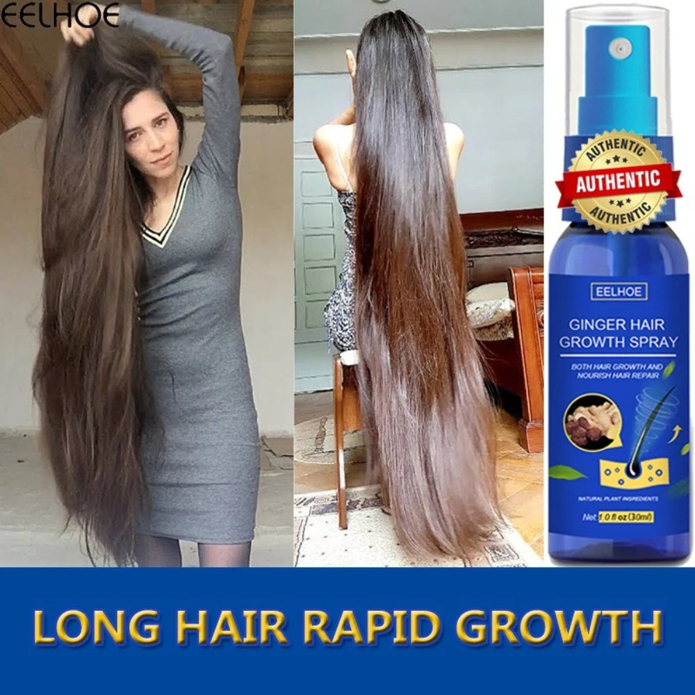 Ginger Hair Growth spray Anti Hair Fall Hair Loss Treatment