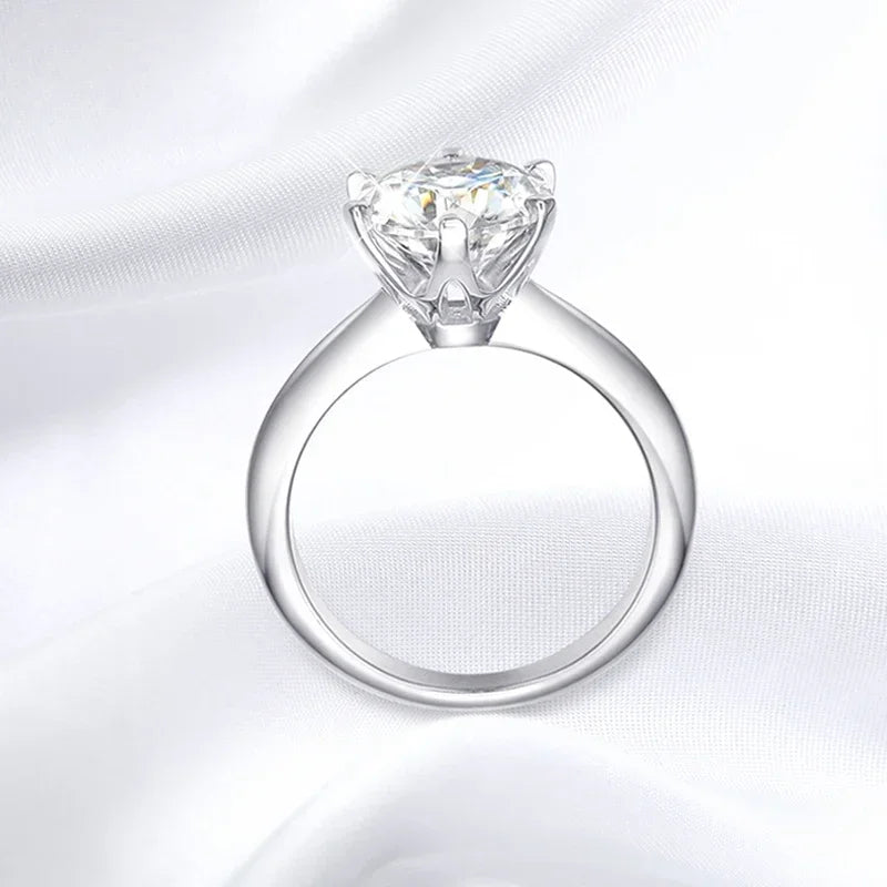 Symone GRA Diamond Ring for Women Engagement Promise Wedding Band Jewelry