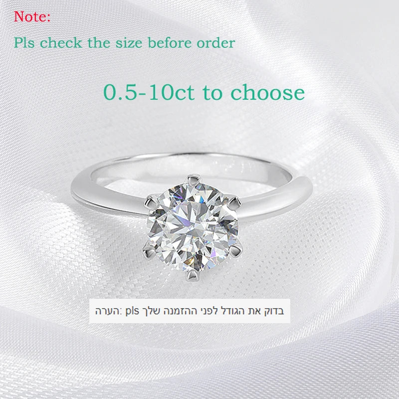 Symone GRA  Diamond Ring for Women Engagement Promise Wedding Band Jewelry